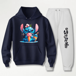 Abrigo Infantil Moletom Estampa Stitch