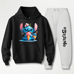 Abrigo Infantil Moletom Estampa Stitch