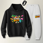 Conjunto Abrigo Moletom Branco Infantil Stumble Guys
