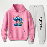 Abrigo Infantil Moletom Estampa Stitch