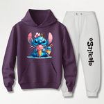 Abrigo Infantil Moletom Estampa Stitch
