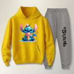Abrigo Quentinho Moletom Infantil Stitch