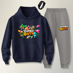 Conjunto Masculino Abrigo Moletom Infantil Stumble Guys