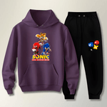 Abrigo Moletom Para Frio Infantil Sonic Turma