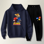Abrigo Moletom Para Frio Infantil Sonic Turma
