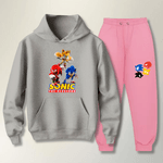 Abrigo Moletom Meninos Infantil Sonic Turma