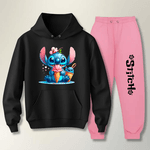 Abrigo Moletom Infantil Stitch