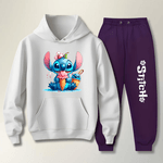 Abrigo Moletom Infantil Stitch Conjunto