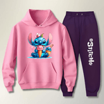 Abrigo Moletom Infantil Stitch Conjunto