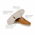 Sapato Sider Masculino Caicco Tan