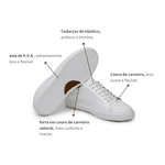 Tênis Spezia Masculino Couro Branco