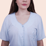 Camisola Ana Azul aberta em PV