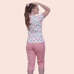 Pijama Feminino Cecília Salmão 100% algodão