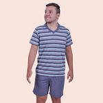 Pijama Masculino Marcos Azul em PV