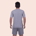 Pijama Masculino Pedro Cinza em Viscose e Elastano