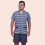 Pijama Masculino Davi Azul em PV