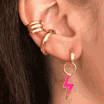 Piercing Fake Tubo Médio Banhado Ouro 18K