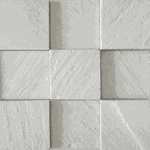 Pedra São Tomé Tipo Exportação Branca - 10 X 10cm