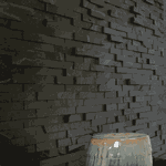 Pedra Ferro Preta 5cm Livre Pacote com 0,5m² 