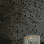 Pedra Ferro Preta 5cm Livre Pacote com 0,5m² 