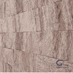 Pedra madeira serrada rosa com 0,5m² 19 Peças 11,5x23cm