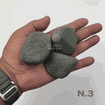 Seixo Cinza Fosco 20kg - Tam.3