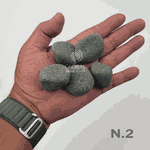 Seixo Cinza Fosco 20kg - Tam.2