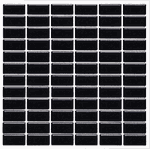 Pastilha de Porcelana 2,5x5 (Jr) - M-4337 Preto Acetinado Caixa 1,41m² - Atlas