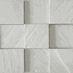 Pedra São Tomé Tipo Exportação Branca - 10 X 10cm