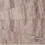 Pedra madeira serrada rosa com 0,5m² 19 Peças 11,5x23cm