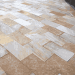 Pedra São Tomé Tipo Exportação Amarela - 18 X 37cm