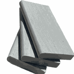 Borda Boleada Pedra São Tomé Branca - 15 X 30cm