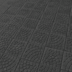 Piso Ladrilho Hidráulico Firenze Cinza 30,7x30,7cm Caixa com 0,47 m²