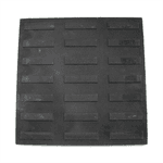 Piso Rampa Filete Preto 30,7x30,7cm Caixa com 0,47 m² 