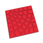 Piso Ladrilho Hidráulico Firenze Vermelho 30,7x30,7cm Caixa com 0,47 m² 