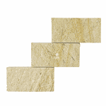 Pedra Bossa Nova Aré Amarelo Serrada 11,5x23cm 