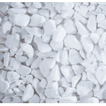 Pedra branca seixo n1 -20Kg