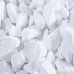 Pedra branca seixo n3 - 40kg