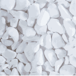 Pedra branca seixo n2 - 40kg