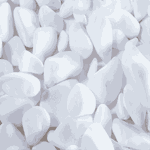 Pedra branca seixo n3 - 20kg