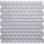 Pastilha de Porcelana Hexagonal - M-12257 Inox - caixa 1,43m² Atlas