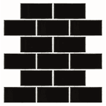 Revestimento 5x10 (Ja) - Om-15287 Nero - Atlas