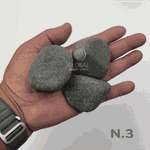 Seixo Cinza Fosco 20kg - Tam.3