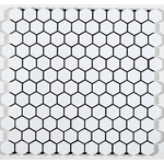 Pastilha de Porcelana Hexagonal - M-6249 Artico Caixa 1,43m² - Atlas