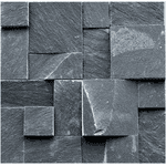 Revestimento Telado Pedra Ferro Preta