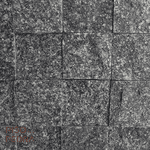 Pedra Miracema Cinza Amarrado com 0,5m² 11,5x11,5cm