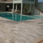  Pedra Para Piscina São Tomé Mesclada - 15 X 30cm