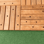 Cruzetas de Madeira Escovada - 2.00 Mts