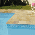 Pedra Para Piscina São Tomé Amarela - 30 X 30cm