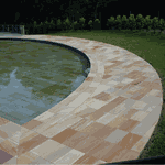 Pedra Para Piscina São Tomé Amarela - 37 X 57cm